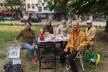 1.-Kiezbrunch, Juni 2021 (Mosaik)