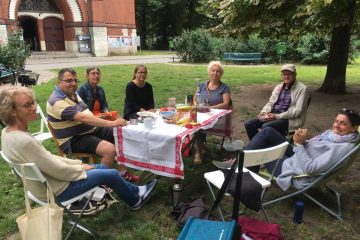 3. Kiezbrunch auf dem Karl-August-Platz, Juli 2021.
